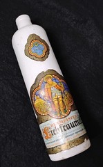 VTG 1960s/70s Beameister Liebfraumilch white Stoneware Bottle with lables