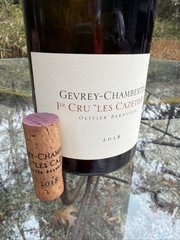 Olivier Bernstein Gevrey Chambertin 1er Cru 2018 Red Wine Empty Bottle