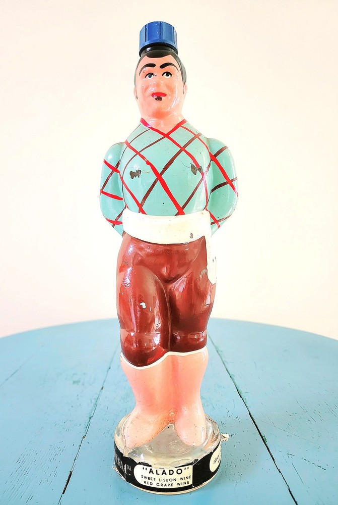Joaquim Antonio Da Silveiral Vintage 1950&rsquo;s Red Grape Wine Bottle