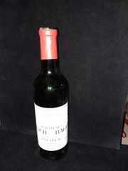 Vintage 1961 Chateau Lynch Bages Pauillac Empty Wine Half Bottle No Cork