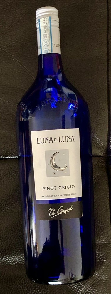 EMPTY Cobalt Blue Glass 1.5L Wine Bottle