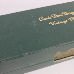 Dom Perignon Vintage 1990 Empty Champagne Bottle with Presentation Box
