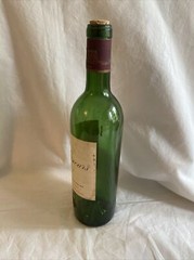 Bordeaux France Chateau Giscours Margaux 1966 Empty Wine Bottle w/Cork(WC12)