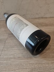 Adversity 2019 . Caberbet Sauvignon. Empty bottle with cork. Napa Valley.