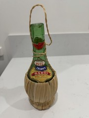 Vintage Chianti Wine Bottles Lot Of 4