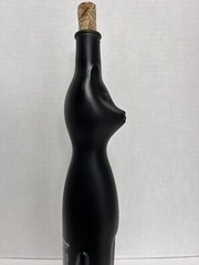 2017 Rheinhesses Riesling Moselland Black Happy Cat Empty Wine Bottle