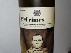 19 Crimes – Australian Red Wine 750ml, Empty Bottle, 2019 Shiraz