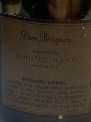 Dom Perignon 1998 Vintage Empty Bottle & Display Box Champagne Wine