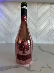 1 Empty Bottle Ace Of Spades Pink Rose 750 ML, Brut Champagne Armand Brignac