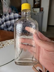 VINTAGE CAR CAL WINERY BOTTLE PINT GREENSBORO NC WINE WHISKEY LIQUOR
