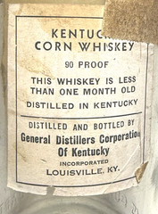 RARE ANTIQUE ORIGINAL  » WHIPPLE CREEK KENTUCKY  » WHISKEY PAPER LABEL BOTTLE!!