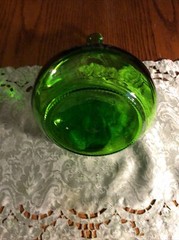 Lovely Empty Vintage Unique Round Bottom Bottle Without Cork.