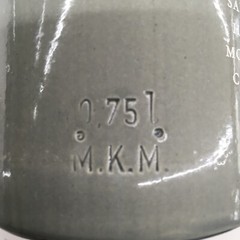Mer Soleil Silver EMPTY Ceramic Wine Bottle, Unoaked Chardonnay 2010