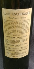 1952 Wine Bottle Tax Stamp Julius Wile Chateau La Garde Claret Louis Eschenauer