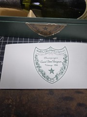 1983 RARE Dom Perignon Empty Bottle Vintage Champagne With Gift Box & Stopper
