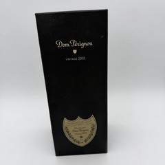 2003 DOM PÉRIGNON Champagne BOTTLE Empty Genuine with BOX Case Cork Cage Vintage