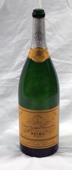 Empty Veuve Clicquot Ponsardin Brut Champagne Glass Bottle 3 Liter 19&Prime; France