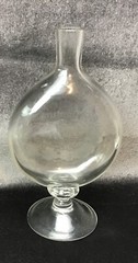 Antique Quantum Satis Wine Tasting Bottle Latin « Just Enough »