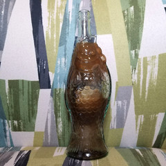 PESCEVINO Fish Shape 1986 Italian White Table Wine bottle Italy With Labels