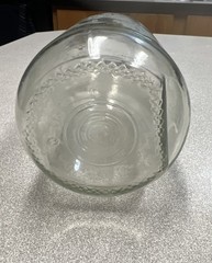 1989 Etched Glass Paul Masson/Norman Kosarin Wine Carafe
