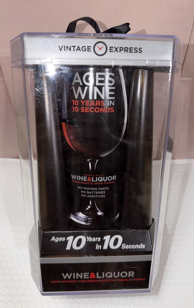 NEW VINTAGE EXPRESS AGING WINE & LIQUOR ACCELERATOR NEW IN Package