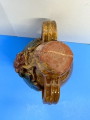 Vintage Jar For Wine Terracotta Popular Amphora Signed Period Xx Century