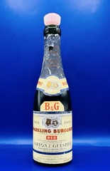 Vintage B&G (Barton & Guestier) Royal Purple Sparkling Burgundy Red Wine Bottle