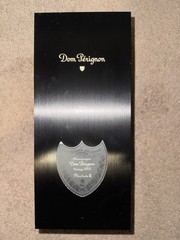 Rare Wine Dom Perignon P2 2002 Vintage Display Box w/ Metal Frontplate & Booklet