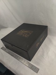 Del Dotto The Beast Napa Valley 3-Bottle Wooden Wine Presentation Box Black Gold