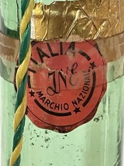 ⭐ Vtg 1971 Chianti Italian Green Glass 47” Wine Bottle Decanter Mid Century ⭐