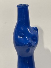 Rheinhessen Riesling Blue Happy Cat Empty Wine Bottle German 2022 No Cork Empty