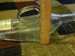 LONDON White Dinner Wine [Ontario Canada] GLASS BOTTLE Decanter w/ Paper Label
