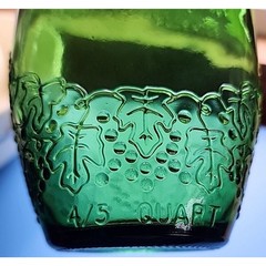 United Vintner&rsquo;s Green Asti 4/5 Quart Wine Bottle 4579 – Mid 60&rsquo;s Vintage