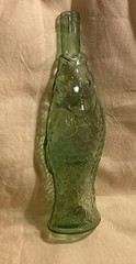 VTG 1982 Soave Pescevino Fish Shaped Wine Bottle Cierrevi Italy Empty 750 ml.
