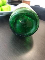 Segesta Vino Generoso di Sicilia 1 gallon green glass wine bottle