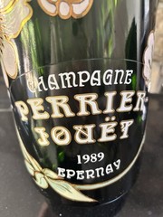 Perrier Jouet Vintage 1989 Dummy Empty Original Sealed Champagne Bottle 19.5”