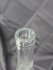 🌹Cote Des Roses WINE BOTTLE Rose Bottom/Pink Glass Stopper COLLECTIBLE EMPTY