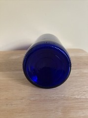 Cobalt Blue Glass Wine Bottle — 750 ml.