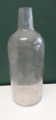 Vtg 4/5 qt Wine Bottle with Top Cut Off.