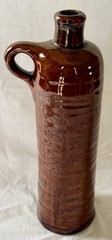Brown Glazed Newberry Wine Bottle