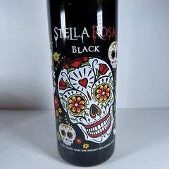 Stella Rosa Black Ltd Ed. Sugar Skull Day of Dead Halloween 50 oz Empty Bottle