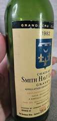 Chateau Smith Havt Lafitte Graves 1982 Red Bordeaux Wine 375ml EMPTY Bottle Cork