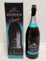 Large 20&Prime; Tall – Famiglia Zonin Prosecco 3 Liter EMPTY Prosecco Bottle & Box