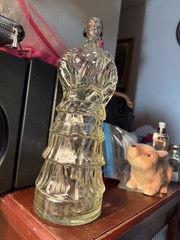 Vintage ~1950s ~ Dalmau Hermanos & Cia ~ Collectible Wine or Liquor Glass Bottle