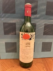 Chateau Mouton Rothschild Empty 750ML Bottle 1969