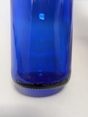 E. C. Kraus 750 mL Cobalt Blue Hock Wine Bottle