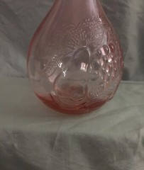 Vintage Casadis Milano JUS DE FRUITS Pink Wine Decanter 2 LITERS Antique