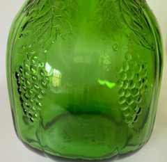 Vintage MARGO WINE COMPANY Philadelphia PA GREEN Half Gallon Bottle DURAGLASS