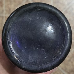 Antique Garrett&rsquo;s Virginia Dare Norfolk VA Irradiated Purple Wine Bottle 12.75&Prime;
