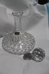 Vintage Romanian 24% PBO Lead Crystal Vitrometan Decanter